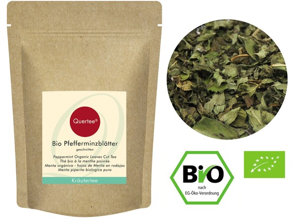 Bio Pfefferminztee 500 G Geschnittene PfefferminzbläTter KräUtertee Naturrein-image