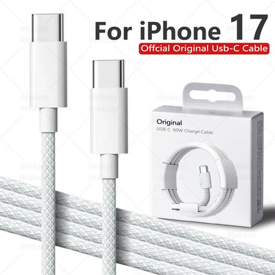 USB C Cable 60W Fast Charging Type C Cord For iPhone 15 16 17 Samsung Xiaomi Bra