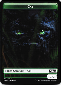 Cat Token 011/018 Core Set 2021 M21 MTG