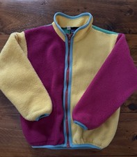 Rare Find Vintage Patagonia Kids Coat Of Many Colors 1990 Made Once Size 7/8