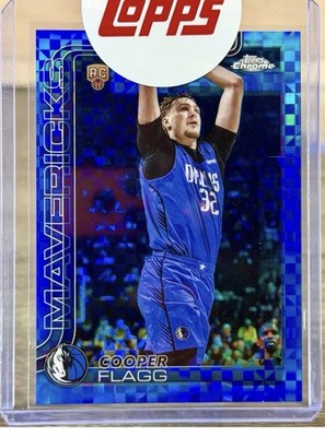 2025-26 Topps Chrome - Cooper Flagg #251 Blue X-Fractor (RC) Sealed