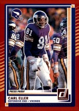 2025 Donruss #124 Carl Eller Press Proofs Red