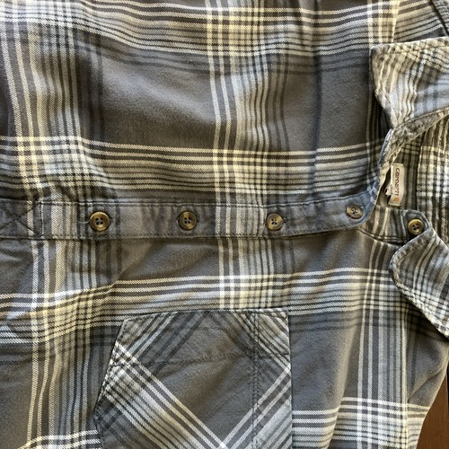 2 Carhartt Women's XXL 20 Flannel Plaid Long Sleeve Shirt (1 button Up, 1 Pullov - Picture 4 of 7