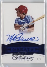 2017 Panini Flawless Greats Auto Sapphire 1/7 Mike Schmidt #GA-MS Auto HOF 6fs