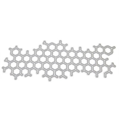 Honeycomb Cutting Die Exquisite Lace Carbon Steel Embossing Mould Template