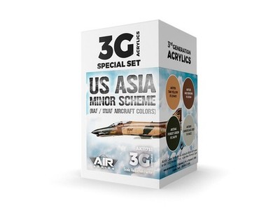 AK Interactive - US Asia Minor Scheme (IIAF / IRIAF Aircraft Colors) - 3rd gener