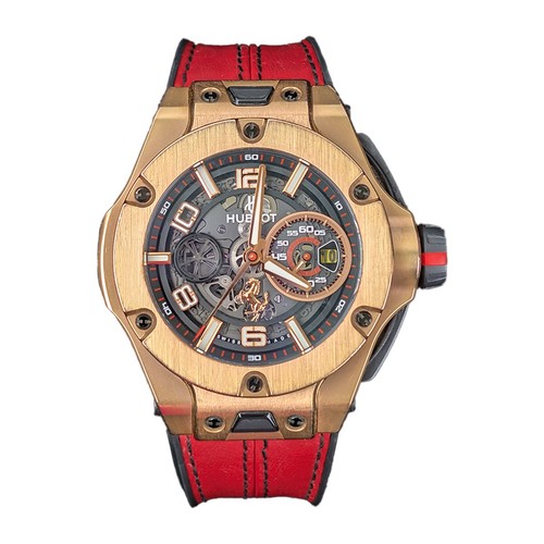 Hublot 402.ox.0138.wr Big Bang UNICO Ferrari 45mm Watch, Complete Set w Papers