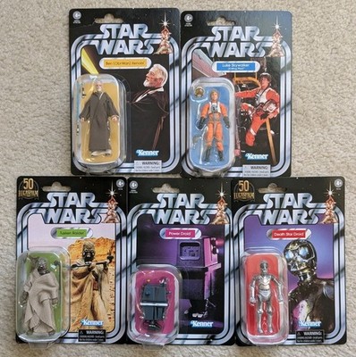 Star Wars Vintage Collection New Hope Lot Luke Obi-Wan Tusken Droid Gonk TVC