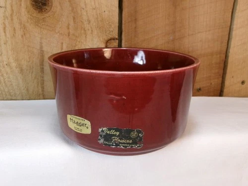 Vintage 1979 Haeger USA Pottery 6" Round Bowl Planter ~ Made for FTD