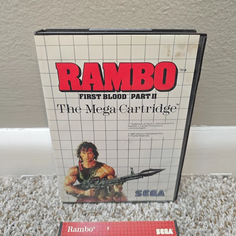 Rambo First Blood Part 2 (Sega Master System, 1986) No Manual - Image 2 of 4