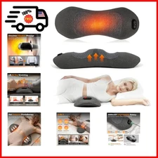 3-In-1 Electric Lumbar Support Pillow for Bed and Chair, Smooth Spine Triple Fus
