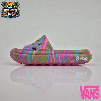 VANS x BARBIE VR3Cush Slide-on Sandals Women's Size 5 Pink