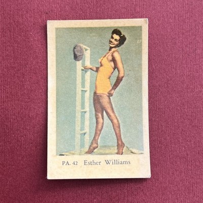 Esther Williams 1958 Dutch Gum PA Set #42 Dutch Gum Card