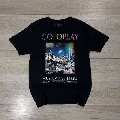 Camiseta Oficial Coldplay XL Gira Música de las Esferas Julio 2025 - Imagen 1 de 8