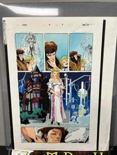 Gambit Issue 8 Page 9 Color Guide Marvel Comics - Unknown Artist