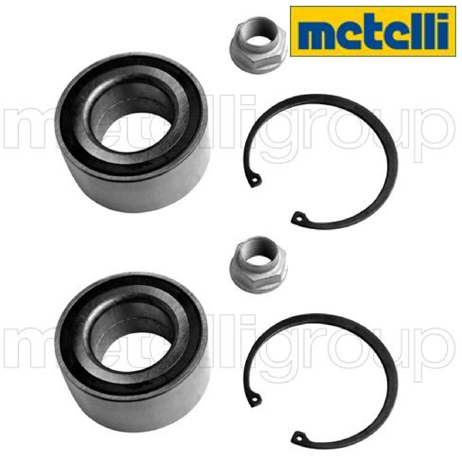 2x Radlagersatz metelli 19-2805 2 Radlager Satz links rechts Vorderachse