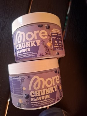 More Chunky Flavour Geschmackspulver Blueberry Lavender Flavour, zuckerarm