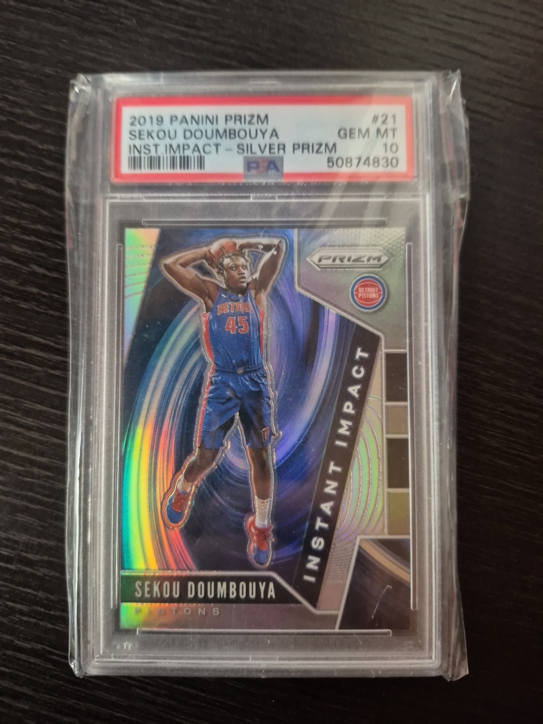 🔥2019 Prizm Sekou Doumbouya Instant Impact SILVER Rookie RC PSA 10 Gem Mint🔥