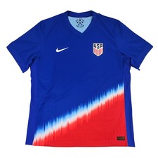 Nike Soccer Jersey USMNT 2024 Mens XL Jersey Blue Red Away Match Dri-FIT ADV