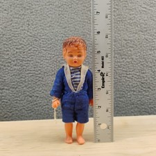 Vintage German Celluloid 5.5  Dutch Boy Doll Sailor Germany