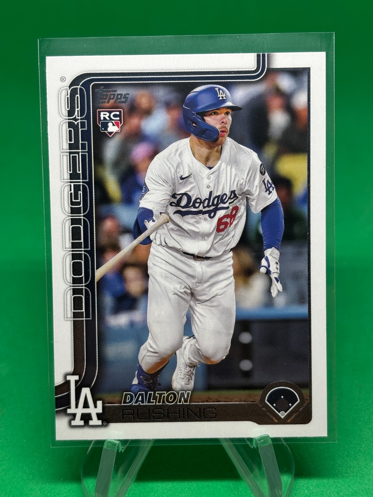 Dalton Rushing Rookie Card 2025 Topps Update Los Angeles Dodgers #US38