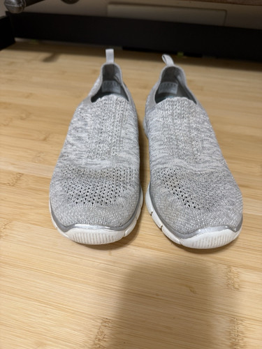 Skechers Air Cooled Memory Foam Women’s 8.5 Grey Slip on Athletic Shoe - Bild 3 von 9