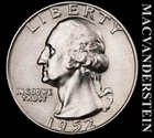 1952-D Washington Quarter - Choice Gem Brilliant Unc+++  Lustrous  #L1660