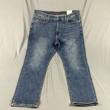 Lucky Brand Jeans 412 Athletic Slim 38 x 30 Blue BLSE Cotton Spandex MSRP $99