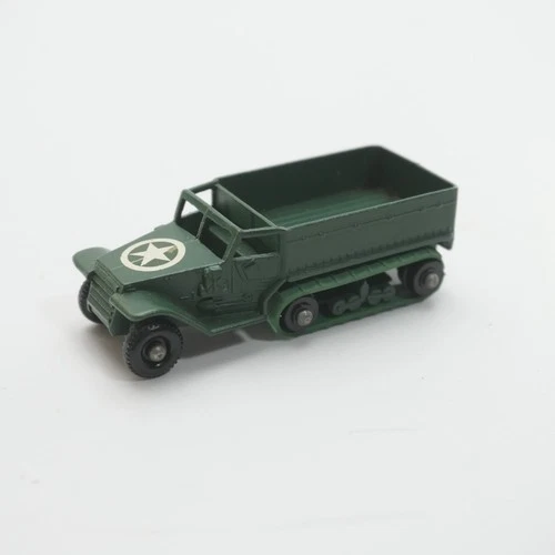MATCHBOX 49 M3 BPW PERSONNEL CARRIER ARMY WW2 VINTAGE LESNEY 1-75 ENGLAND BGR