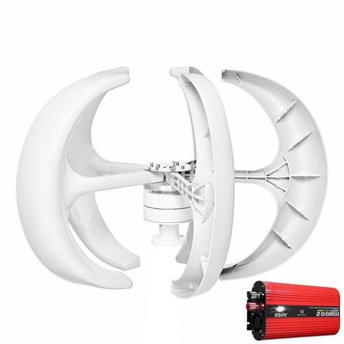 800W 12V 24V 48V Wind Turbine Generator Kit Windmill Inverter MPPT Controller - Foto 33 di 33