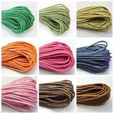 20 Meters Waxed Cotton Beading Cord Thread Line 2mm Jewelry Making String