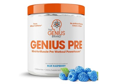 #ad Genius Brand Pre Workout Powder Blue Raspberry $9.99