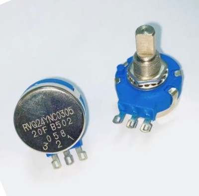 1pc RVQ24YNC0305 5K Potentiometer 360° Rotation for Audio & Electronics