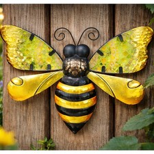 Sanctuary Home And Garden Mosaic Bee With Acrylic Wings