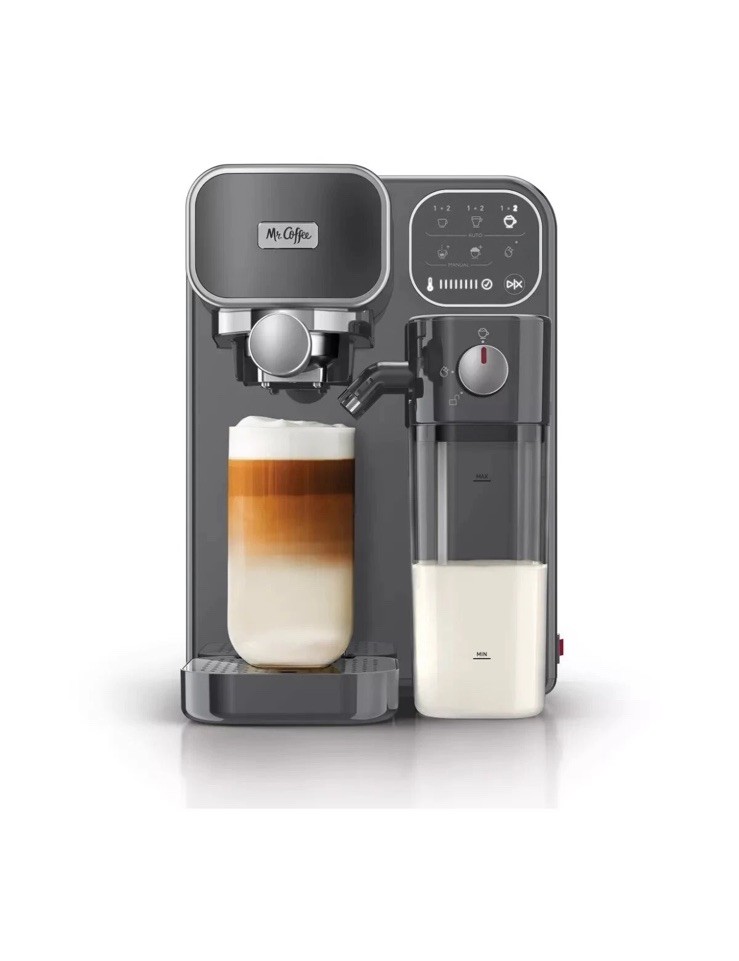Mr. Coffee Prima Latte Luxe Espresso, Cappuccino & Latte Machine