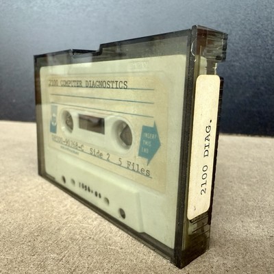 HP 2100 Computer Diagnostic Cassette Tape 08500-90768-C Vintage Hewlett Packard