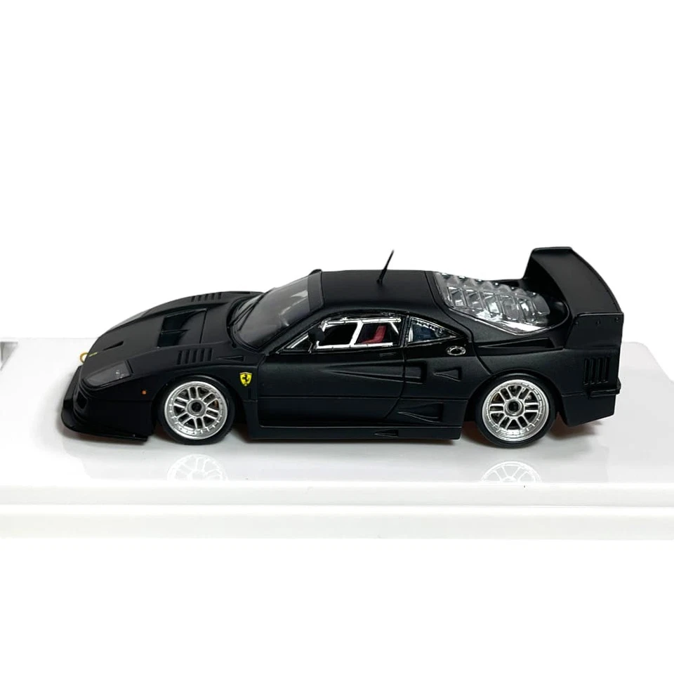Modellino Auto Tecnomodel 1/43 Ferrari F40 LM Press Version Matt Black With E... - Immagine 3 di 4