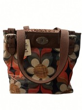 NWT Fossil Key-Per Shopper Tote Red Multi Floral ZB5126995