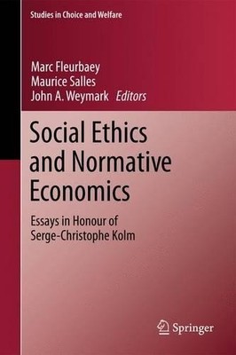 Social Ethics and Normative Economics - 9783642267857