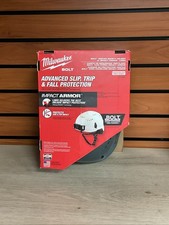 Milwaukee Bolt Gray Vented Safety Helmet With Impact Armor Liner Usa -Type 2,