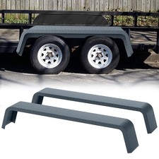 2 Pack Double Axle Tandem Axle Trailer Fenders 72-7/8"x10-1/4"x13"Steel 14 Gauge