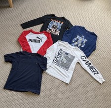 Bundle of 5 pcs boys tees 6/7 yo