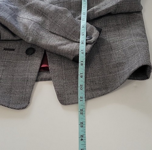 Rag and Bone Wool and leather blazer jacket Women's size 2 - Picture 13 of 13