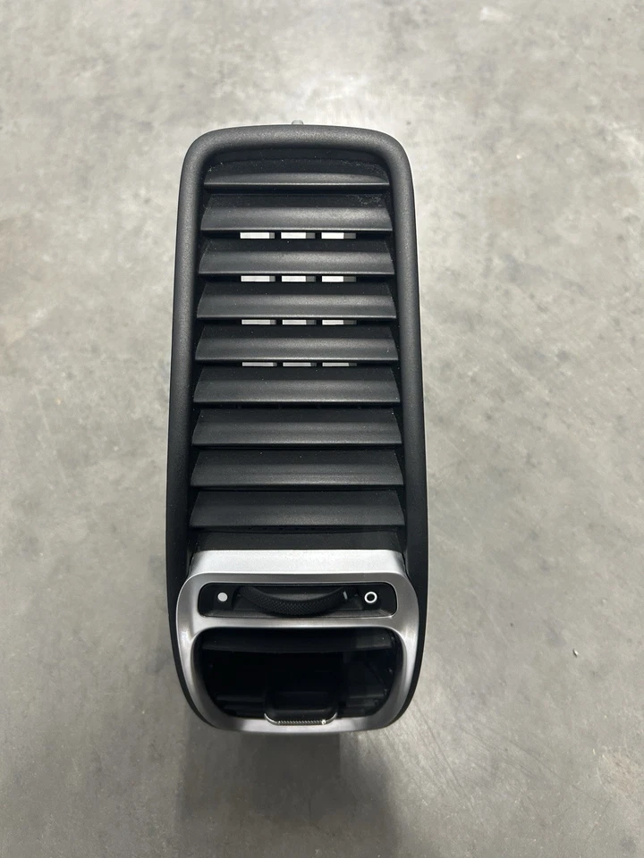 2013-2016 Porsche Boxster Cayman painel central esquerdo grade de ventilação preta fabricante de equipamento original 60k - Imagem 3 de 4