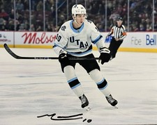 MAVERIC LAMOUREUX SIGNED 8x10 #1 - UTAH MAMMOTH HC / COYOTES with PROOF and COA