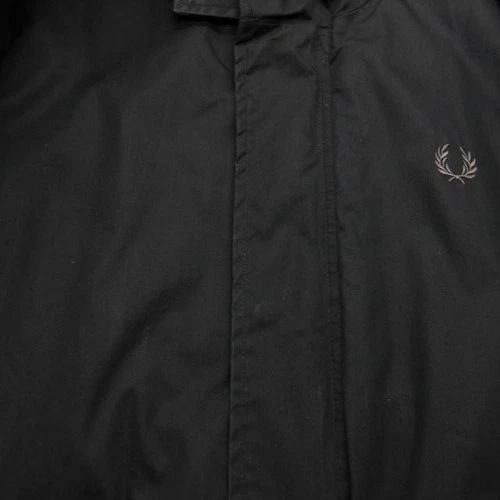 Fred Perry Zip In Liner Fishtail Parka Jacket J6504 M Black image 7