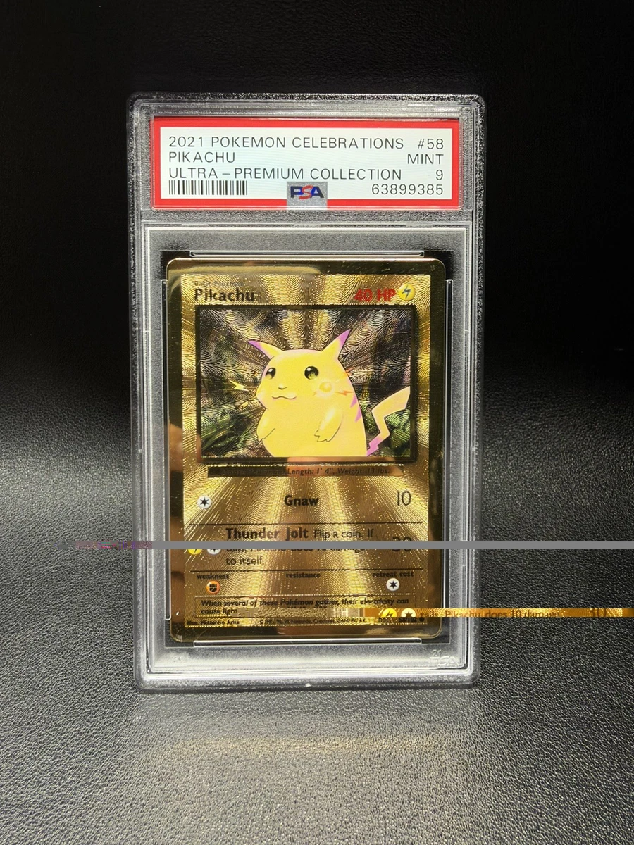 Pokémon TCG Grade 9 Collectible Individual Metal Card Games in