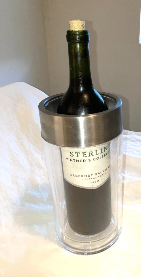 Enfriador de botellas de vino NUEVO doble pared aislado Foto 2 de 4