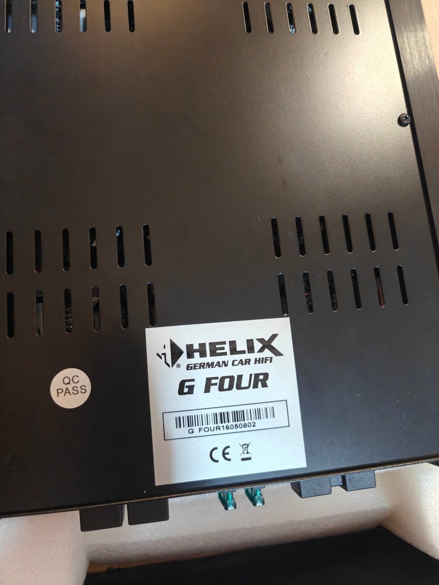 HELIX G Four Amplifier-4 channel SQ amplifier-mint condAUDIOTECH