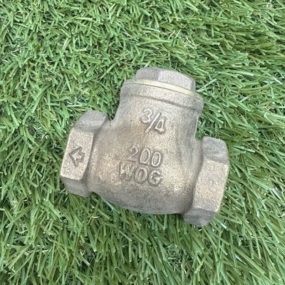 3/4 Bronze Swing Check Valve Female to female Pipe thread 200 WOG New